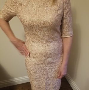 Rose gold/blush cocktail dress